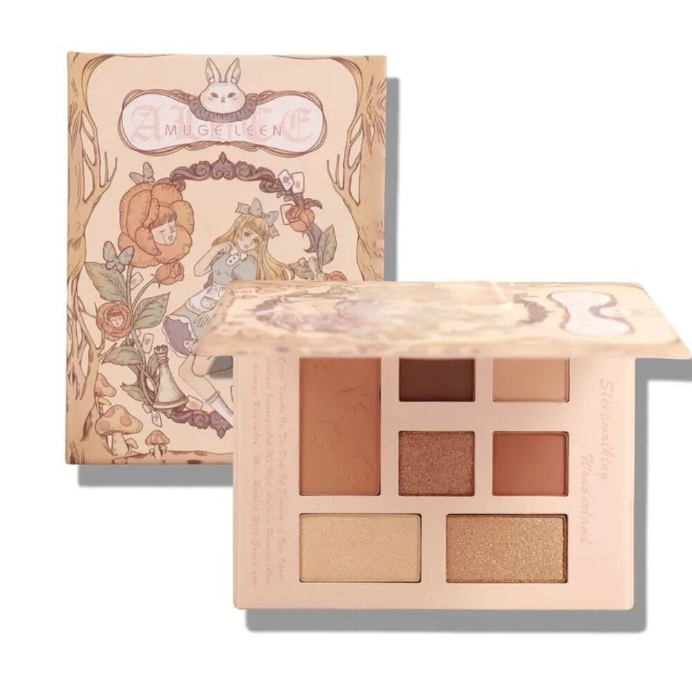 Three (3) Muge Leen Wonderland Eyeshadow Palettes Lot - Expired
